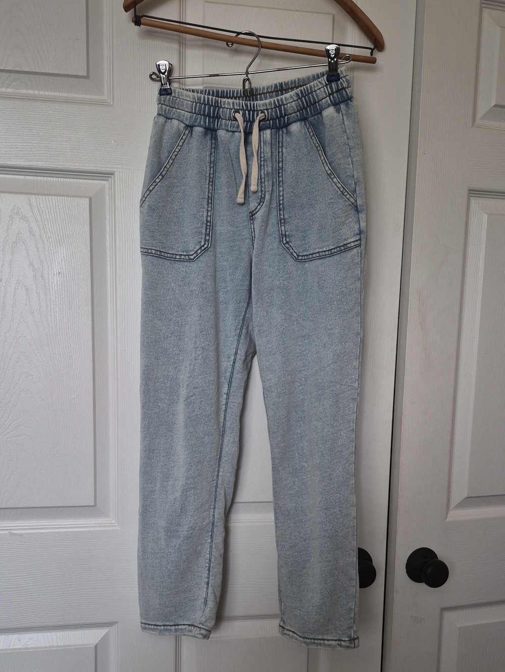 Bass Pro Shops Pale Denim Look Elastic Waist Sweatpants